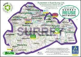 Dans quel pays est la rgion du Surrey ?