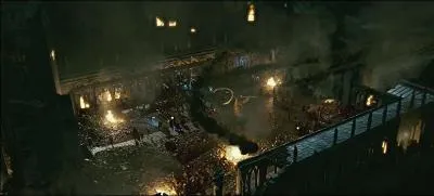 Harry Potter s'introduit, avec ses amis, dans la cour intérieure de Poudlard. Le paysage est apocalyptique. Si on sait déjà que les géants se sont alliés aux Mangemorts, quelle autre créature de l'univers de Harry Potter est également de la partie pour leur venir en aide ?