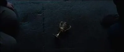 En 1998, lors de la Bataille de Poudlard, Ron Weasley et Hermione Granger retournent dans la chambre pour dtruire la coupe de Helga Poufsouffle, un horcruxe. Que peut-on dire de cet horcruxe ?