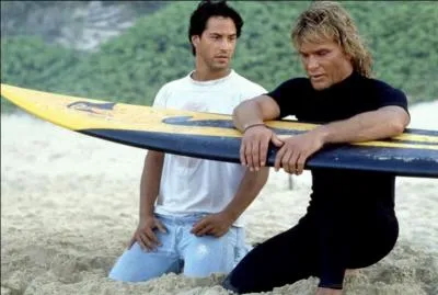 Keanu Reeves donne la rplique  Patrick Swayze dans ce film de 1991 :