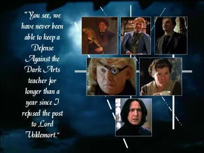 Les cours de dfense contre les forces du mal consistent en l'tude des cratures dangereuses et la manire de les combattre. Quelle anecdote concernant ce cours est vridique depuis que le poste a t refus  Lord Voldemort ?