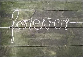 La traduction de  forever  est ... . Que prendra la traduction de forever  ?