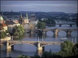 Quelle ville est traverse par la VItava ?