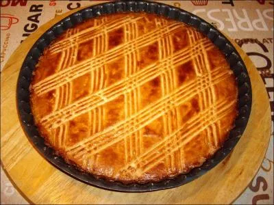 Quel est le nom de ce gteau plat fait de sucre, de farine, de beurre et d'ufs ?