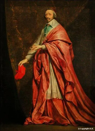 Quel peintre a représenté le puissant ministre de Louis XIII, le cardinal Richelieu ?