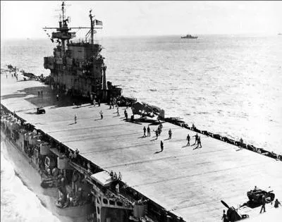 USA : Il a t surnomm  The Big E . Il fut le navire de combat le plus dcor de l'US Navy. C'est le seul porte-avions  avoir particip  l'ensemble de la bataille du Pacifique. Quel est le nom de ce navire ?