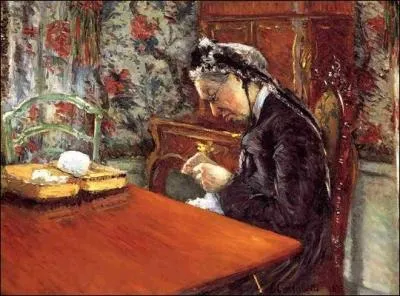 Qui a peint Madame Boissire tricotant ?