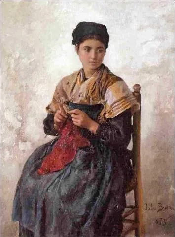 Qui a peint Femme tricotant ?