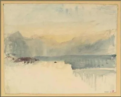 Qui a peint Lac et montagnes ?