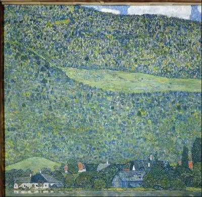 Qui a peint Pan de montagne au bord d'un lac autrichien ?