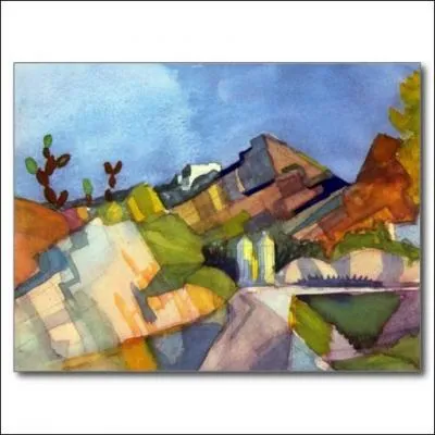 Qui a peint Paysage rocheux ?