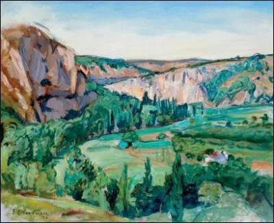 Qui a peint Paysage de montagne ?