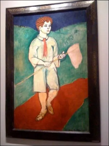 Qui a peint Garon au filet  papillons ?