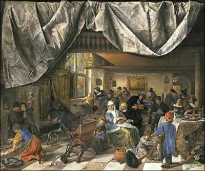 Qui a peint La vie de l'homme, toile sur laquelle on peut admirer des enfants et leurs jouets ?