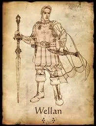 Qui est l'cuyer de Wellan dans le tome 1 ?