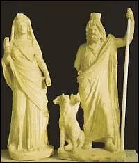 La desse romaine Prosperine est l'pouse du dieu romain Pluton.