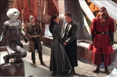 Et enfin toujours dans le film   Farscape Guerre Pacificatrice  , que dit Aeryn  John aprs qui lui ait dit :   Tu es trs belle  