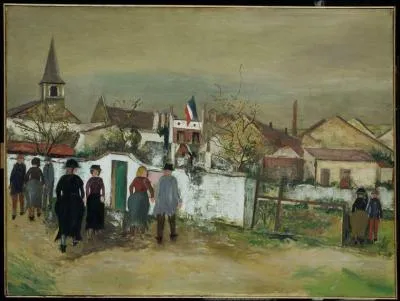 Qui a peint La mairie au drapeau ?