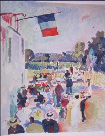 Qui a peint 14 juillet  Falaise ?