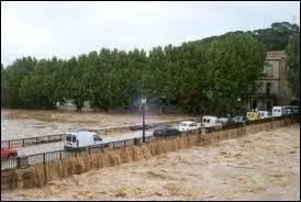 Quel rivire dborde le 9 Septembre 2002  Sommires (Gard) ?