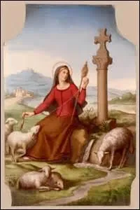 Ne en 423, cette femme se dresse avec la prire en 451  Paris contre la destruction de la commune par Attila, chef des Huns, et de ses barbares. Par miracle, la ville est pargne. Devenue sainte, elle dcde en 512. Qui est-ce ?