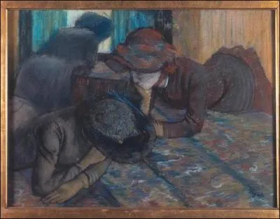 Qui a peint Conversation chez la modiste ?