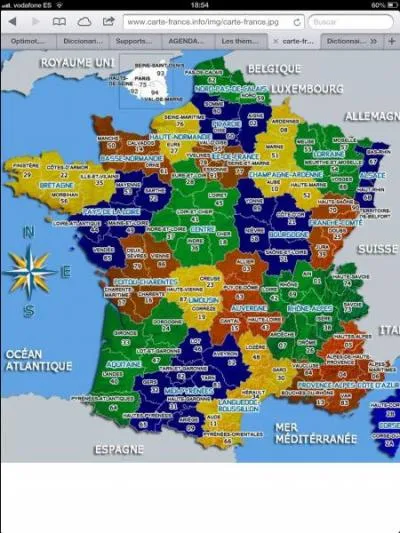 Lequelle de ces rgions est limitrophe avec la Provence ?