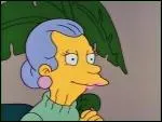 C'est la matresse du pre d'Homer Simpson.