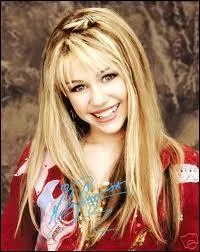 Dans quelle srie jouait Miley Cyrus ?