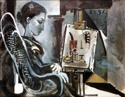 Qui a peint Jacqueline dans l'atelier ?