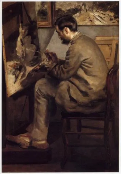 Qui a peint Frdric Bazille dans l'atelier de la rue Visconti ?