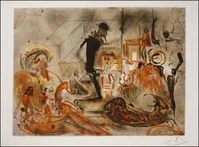 Qui est l'auteur de cette gravure reprsentant son atelier ?