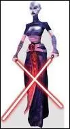 Elle fut d'abord une Padawan Jedi, puis apprentie Sith, sur de la Nuit et finalement chasseur de primes. Quel est son nom ?