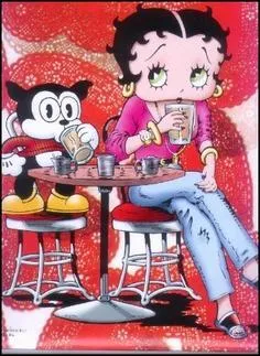 Betty Boop et son amour de chien ...