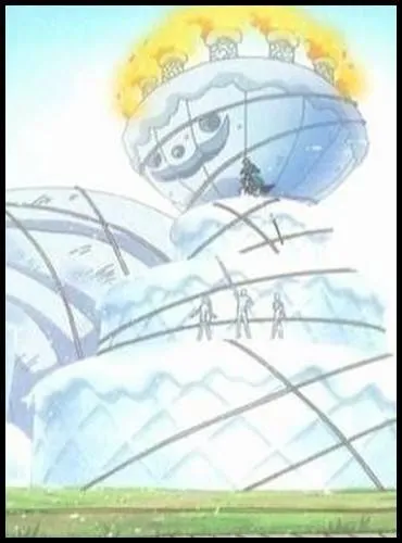 pisode 74 - Continuons de parler de cet tonnant personnage. Dans cet pisode, il cre une norme statue qui emprisonne certains membres de l'quipage de Luffy. Que peut-on dire sur cette statue ?