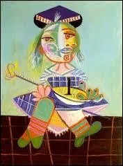 Tableau de Picasso c'est  ... ... au bateau 