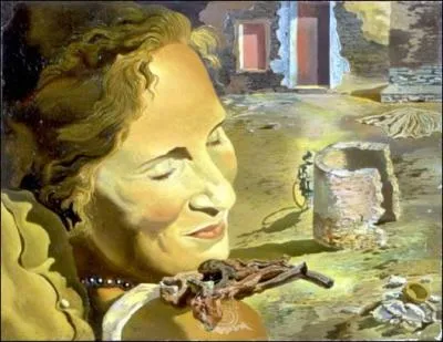 Cette toile de Dali est  Portrait de ...  