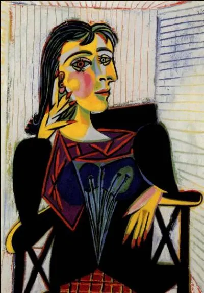 Oeuvre de Pablo Picasso, c'est  Portrait de ...  