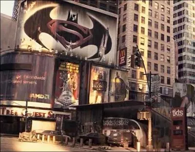 Sur cette image, tire du film  Je suis une lgende , il y a une affiche d'un autre film. Lequel ?