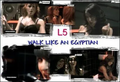 Quelle fille n'apparat pas dans le clip  Walk like an Egyptian  ?