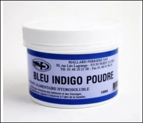 Comme je ne veux pas vous pousser  la grve de la faim, nous terminerons par cette question : Qu'est-ce que l'indigotine ?