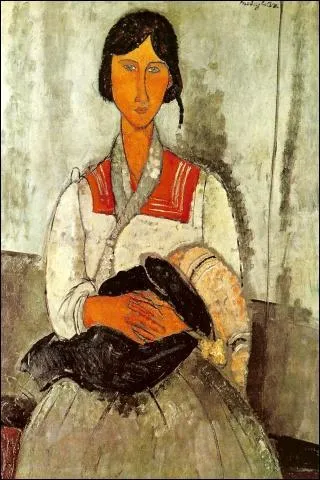 Qui a peint Bohmienne avec enfant ?