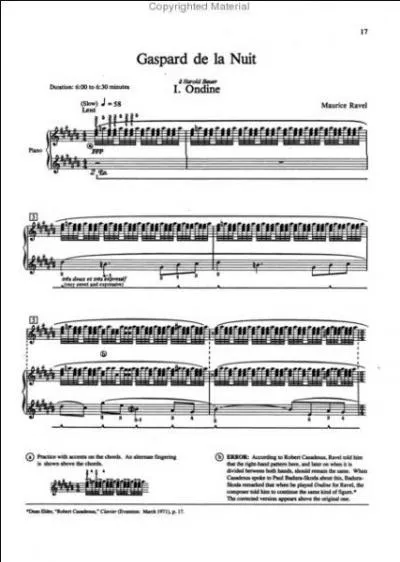 Qui a crit l'oeuvre pour piano  Gaspard de la nuit  ?