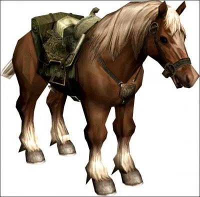 Comment s'appelle la jument du hros ?