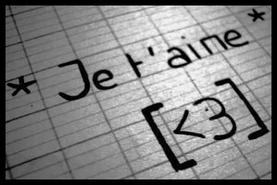 Quelle est l'abrviation de  je t' aime  ?