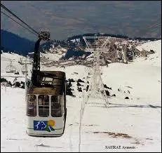 Dans le téléphérique de quelle station a été tournée la publicité pour "caprice des dieux" en 1989 ?