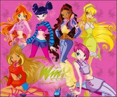 Quelles Winx ont des couleurs de cheveux pas courantes ?