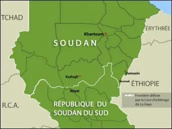 Le Soudan se trouve-t-il  l'est du Tchad ?
