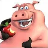 Et pour finir ce quizz, quel est le prnom du cochon qui mange tout le temps ?