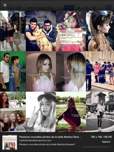 Sur le tournage, de qui est-elle le plus proche ?